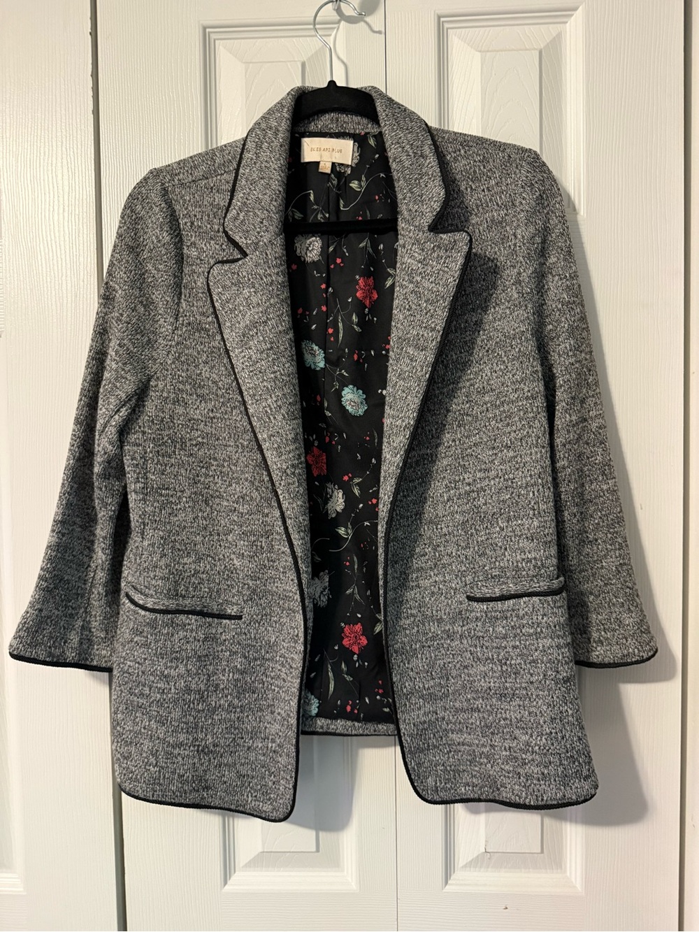 Skies are Blue Sweater Blazer
